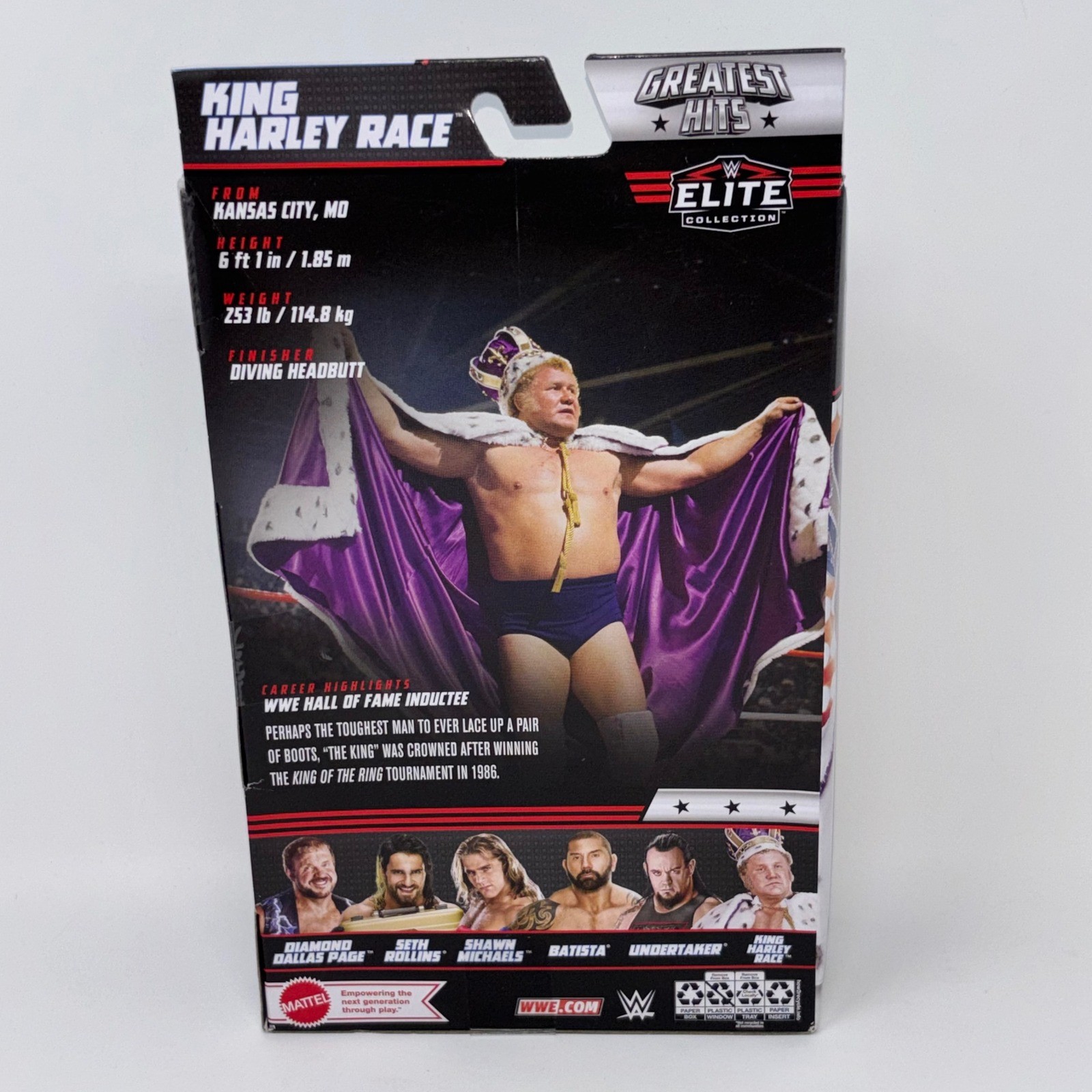 WWE Mattel Elite Greatest Hits Series 2 King Harley Race Action Figure NEW