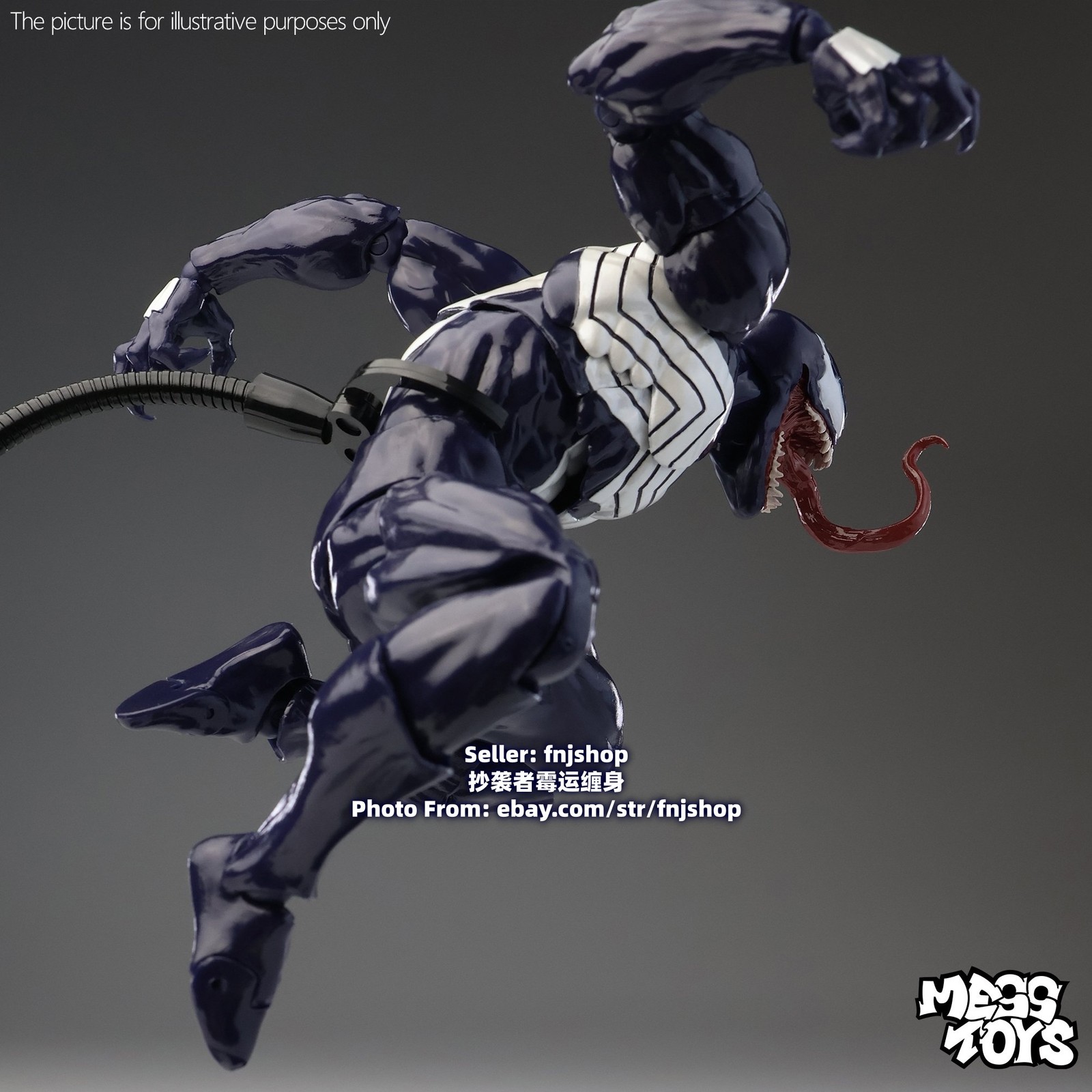 Pre-Order Mess Toys Venom Lethal Neighbor Spider-Man Symbiote 1/12 Action Figure