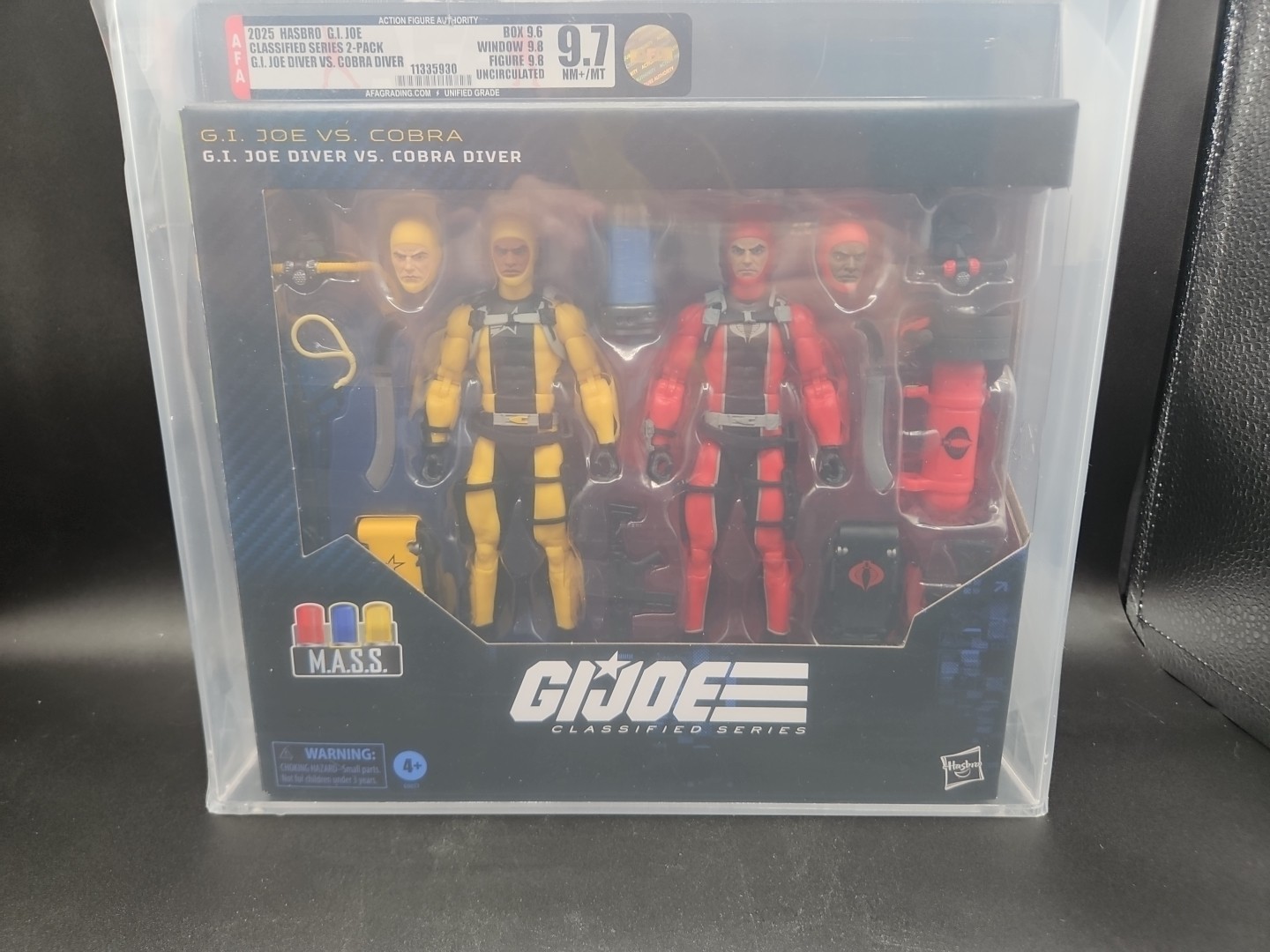 G.I. Joe Classified Series #169 Joe Diver Vs. Cobra Diver AFA U9.7 Uncirculated