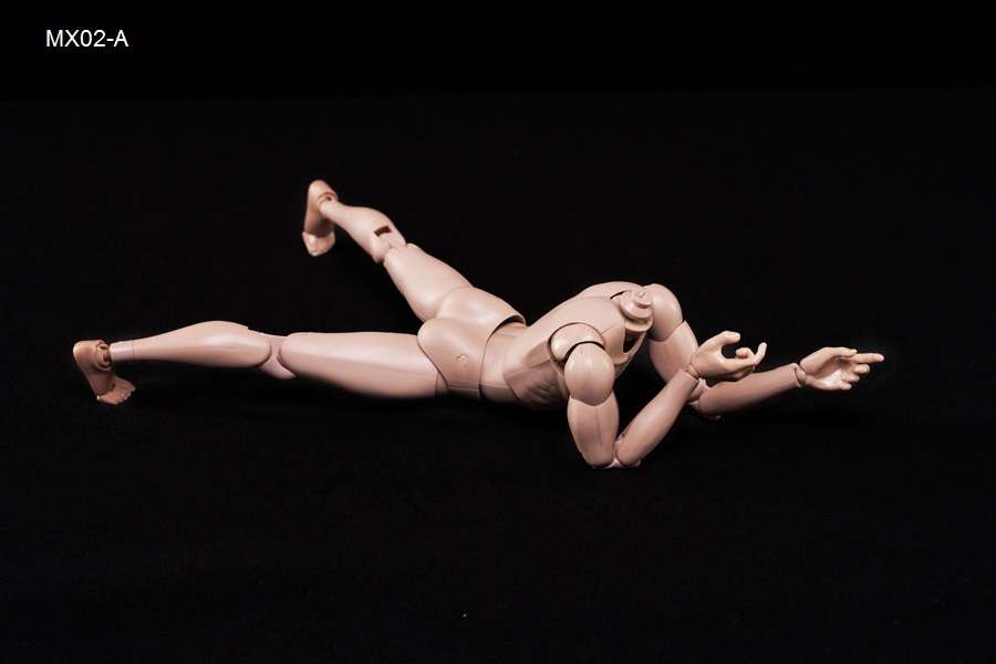 MX02-A 1/6 Scale Europe Skin Male Figure Body Model Toy Fit For Head with Neck
