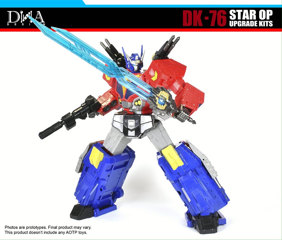 DNA DK-76 Weapon Sword Hands Upgrade Kit For Thirteen Star OP HOT ROD WIRH BONUS