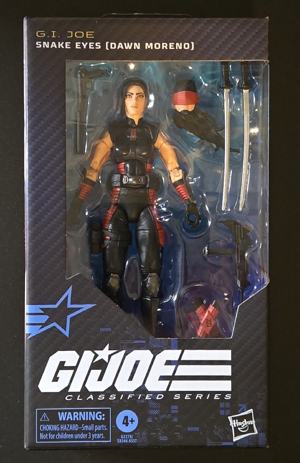 GI Joe Classified #197 Snake Eyes (Dawn Moreno) 6-Inch Action Figure New Hasbro