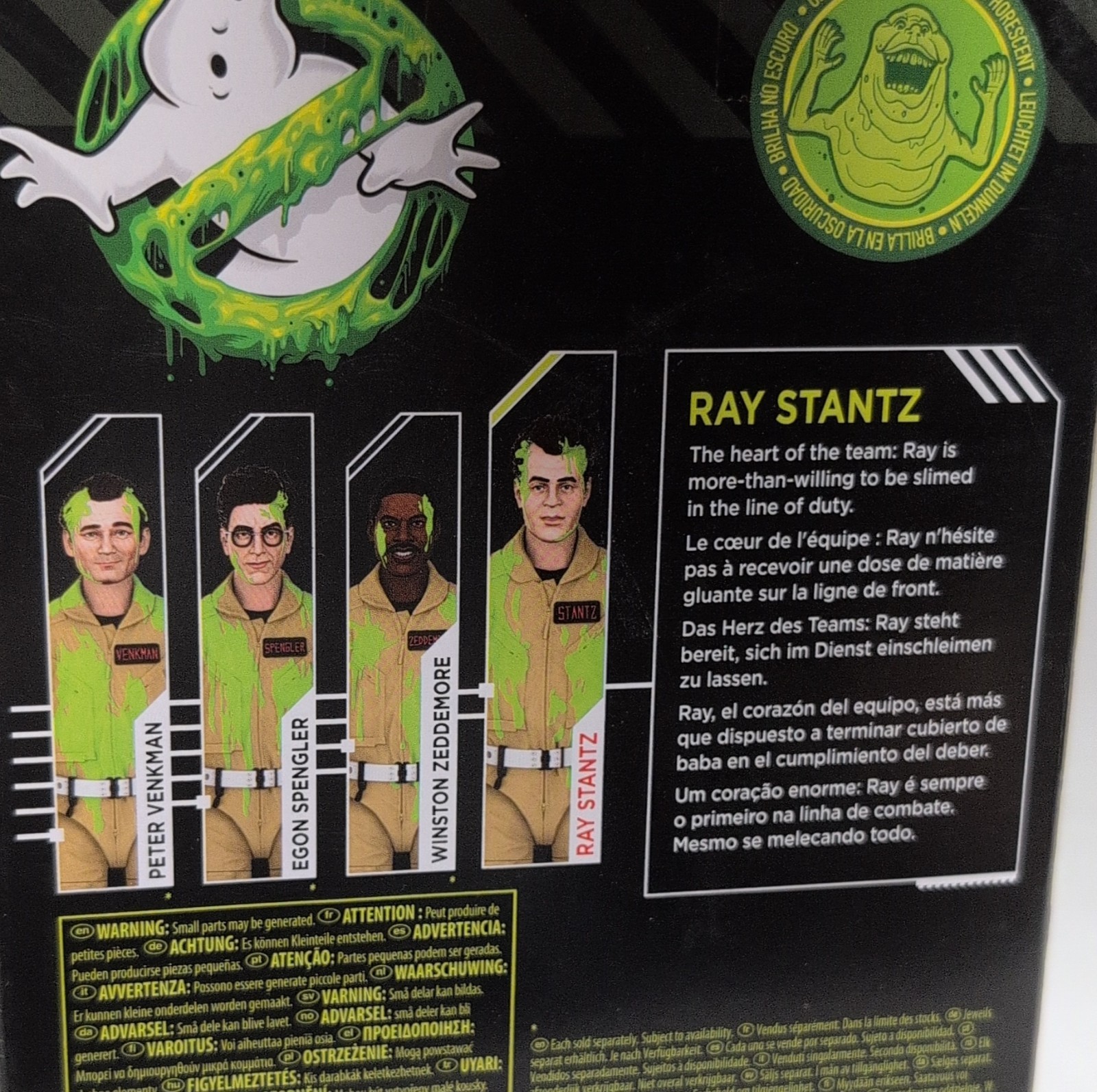 Hasbro Action Figure 2020-Now C-3656A Ray Stantz Ghostbusters Glow-in-the-dark