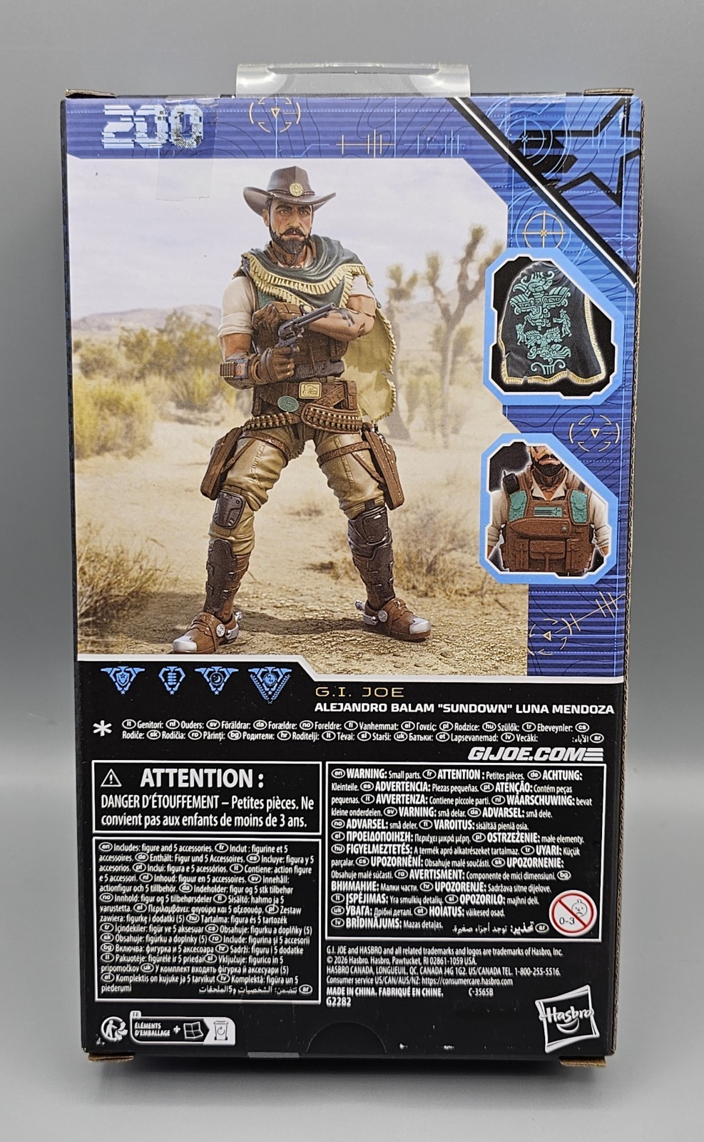 GI Joe Classified Series 6″ 200 Alejandro Balam Sundown Luna Mendoza In Hand