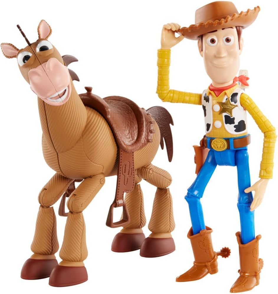 Disney Pixar’S Toy Story 4 Woody and Buzz Lightyear 2-Character Pack, Movie-Insp