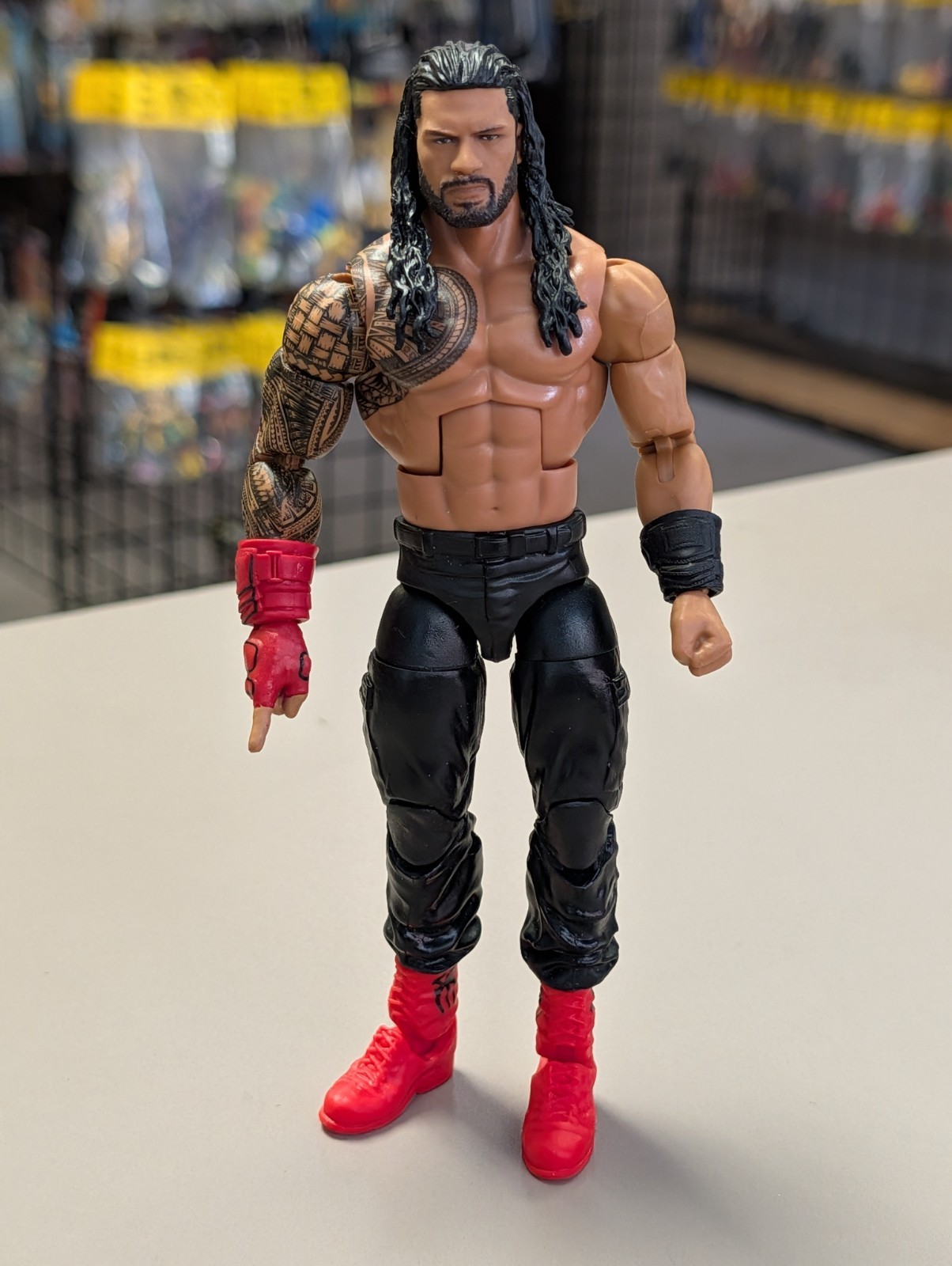 WWE Elite Greatest Hits 5 Roman Reigns Mattel Wrestling Figure Tribal Chief
