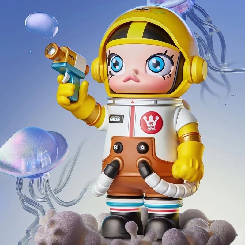 POP MART x Kennyswork Mega Space Molly Series One Confirmed Box Figure Open Box