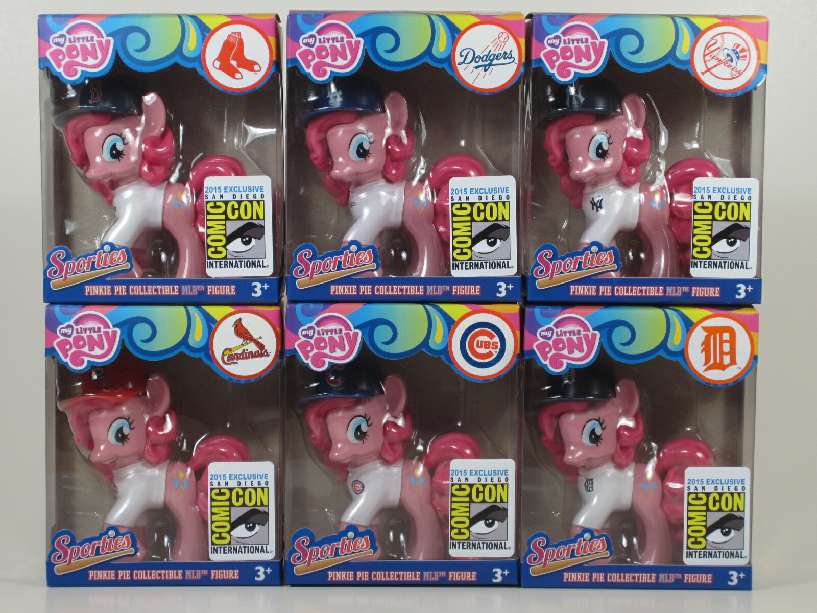My Little Pony Pinkie Pie Sporties MLB Edition – 6 different Teams to Pick from