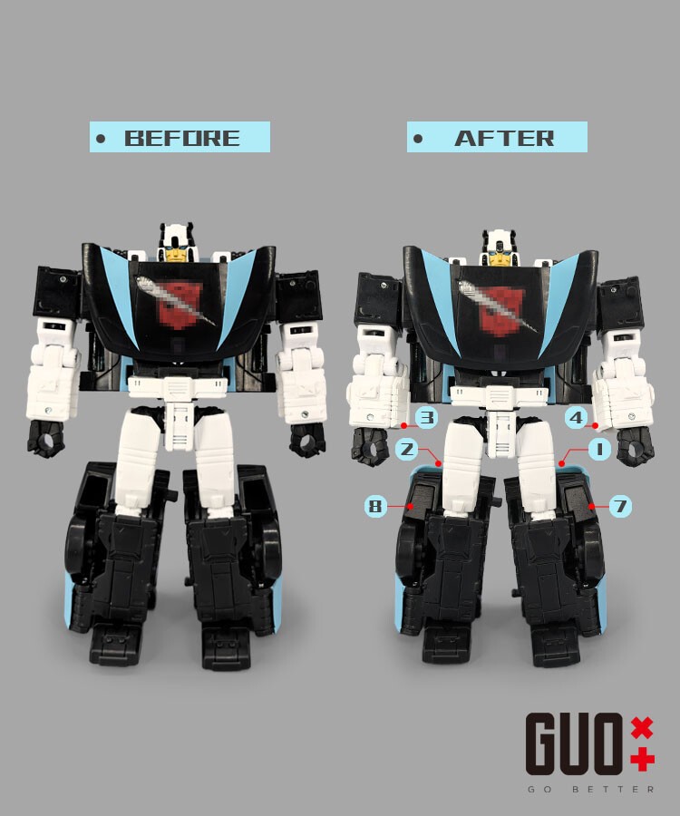 IN STOCK! 3D DIY Upgrade Kit For Legacy United Armada Wheeljack-GO BETTER studio