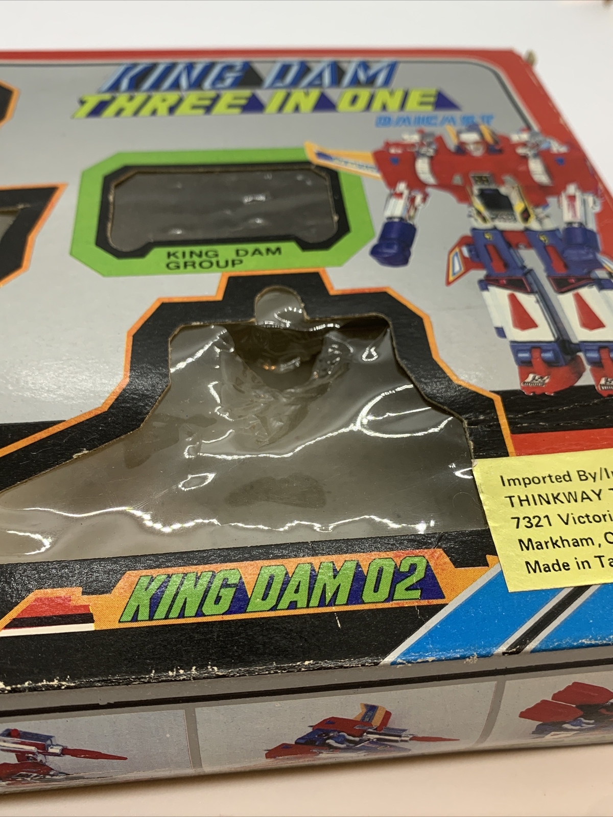 Kingdom Three in One 3 in 1 Dia-battles Diaclone Clone KO Transforming Robot