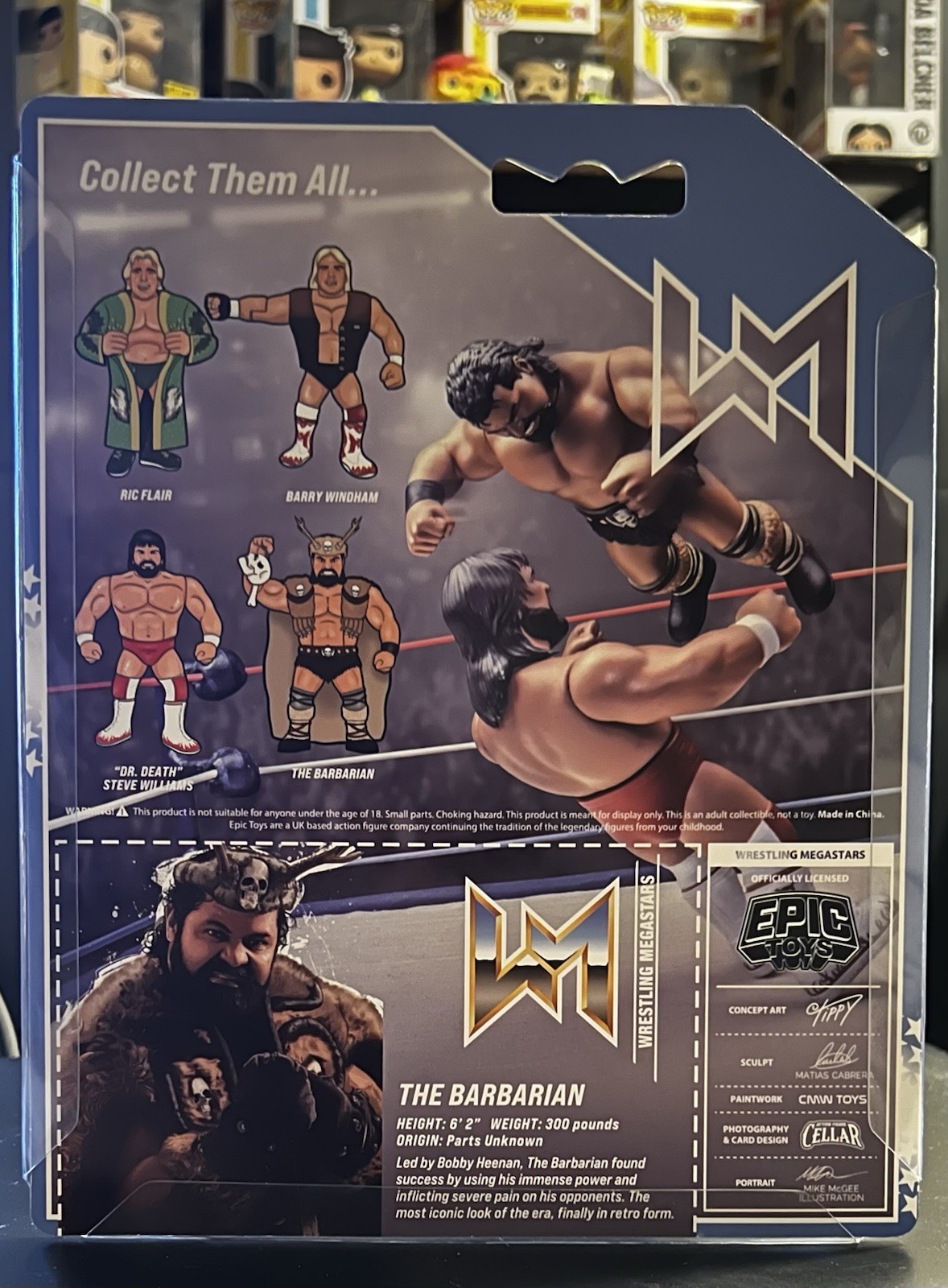 Epic Toys Wrestling Megastars The Barbarian Action Figure
