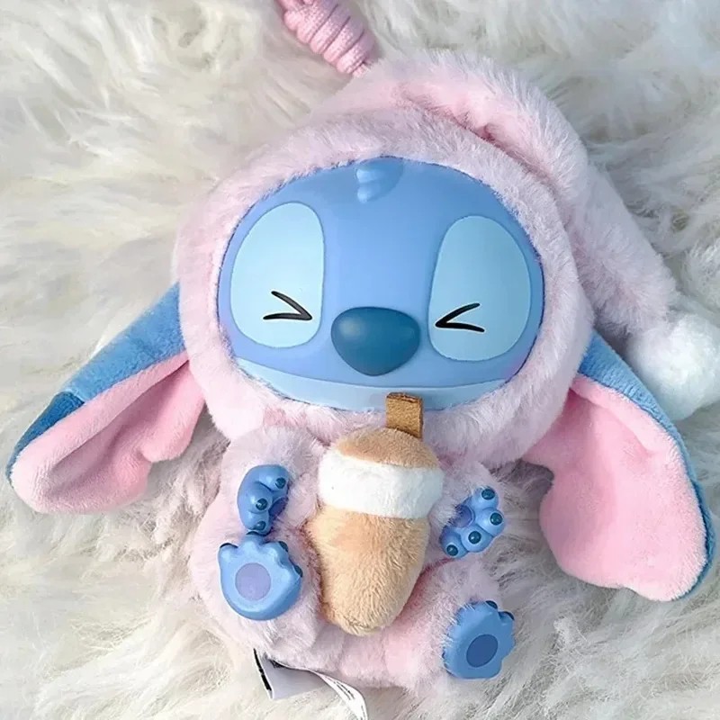 Miniso Stitch Eat Something Before Sleep Series Vinyl Figure Confirmed Blind Box