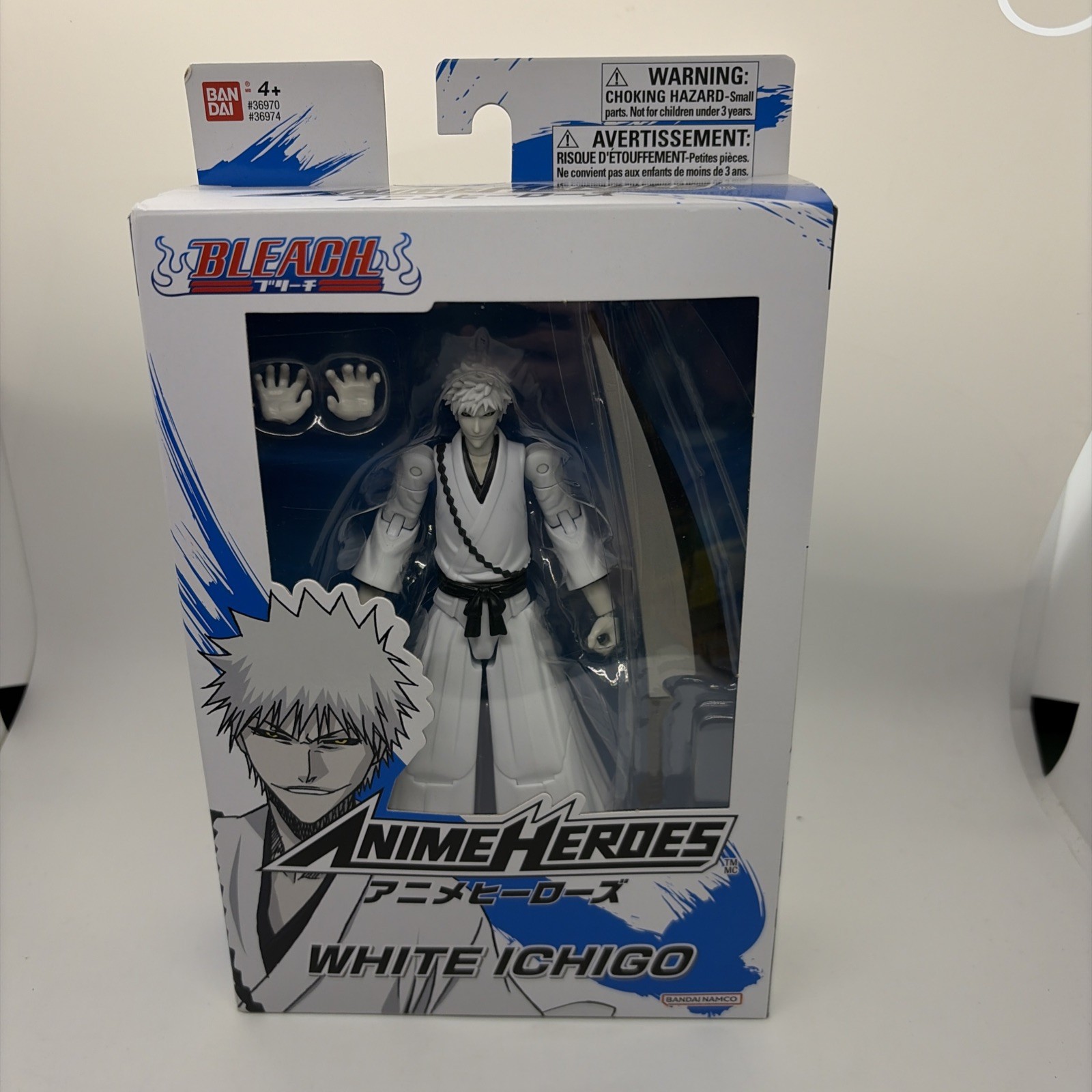 Anime Heroes Bleach WHITE ICHIGO 6″ Action Figure New Bandai
